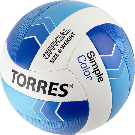 Купить Мяч волейбольный Torres Simple Color любительский р.5 в Дрезне 